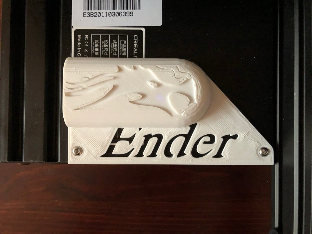 Ender 3 Fan Cover (with Logo)