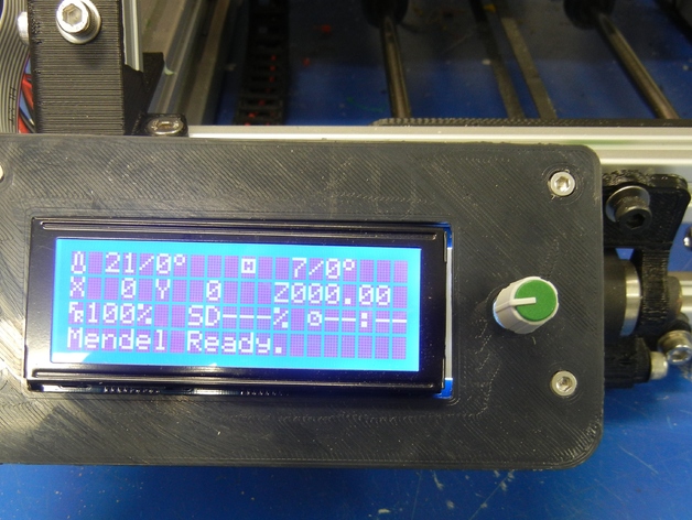 Gadgets 3D LCD Mount for MendelMax