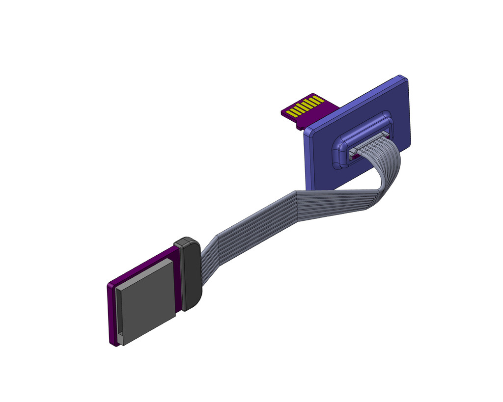 microSD extension cord bracket