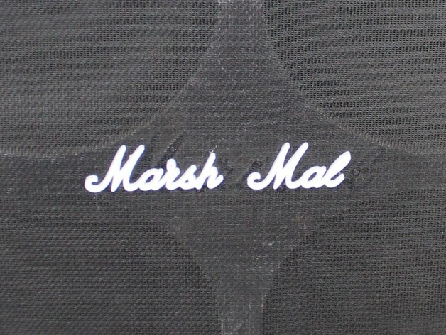 Marshall logo with French joke