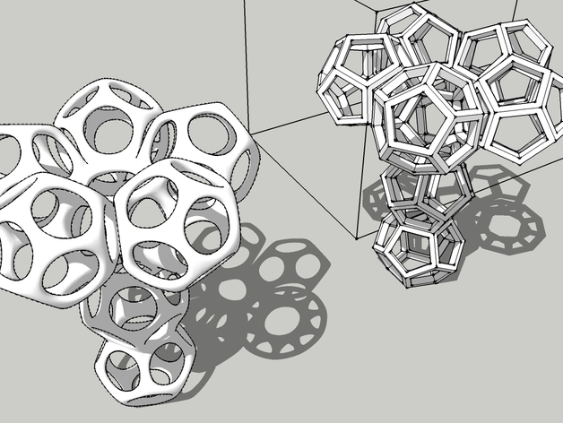 Playful Polyhedral Piling Possibilities - Dodecahedra 1