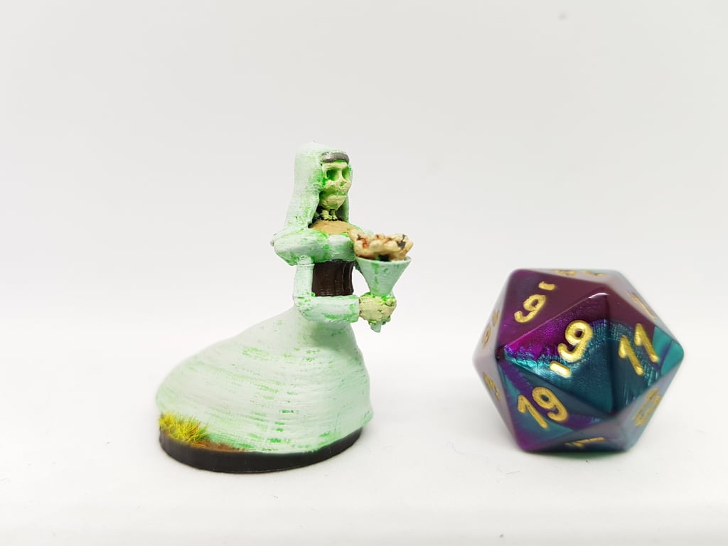 Undead Ghostly Bride/Lich for 28mm Tabletop Gaming