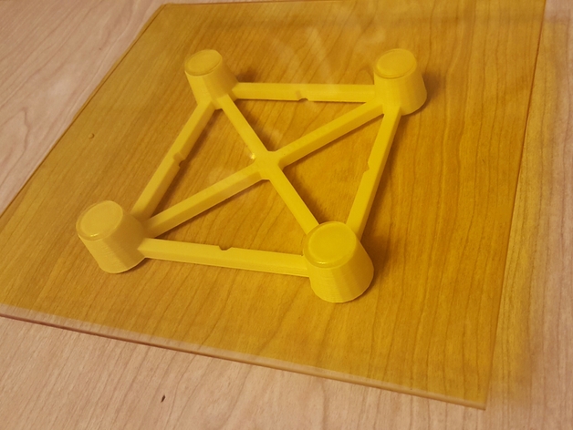 Customizable Glass Bed Holder (when it is off the printer)