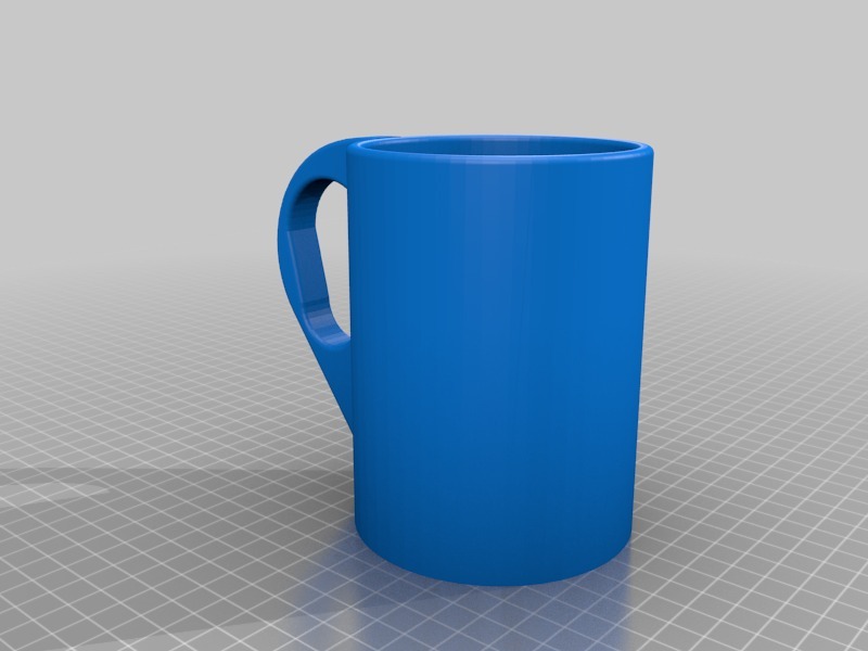 Big simple, printable mug 