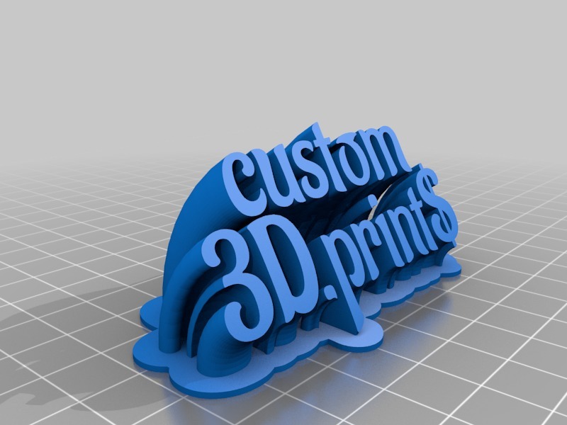 custom 3d prints