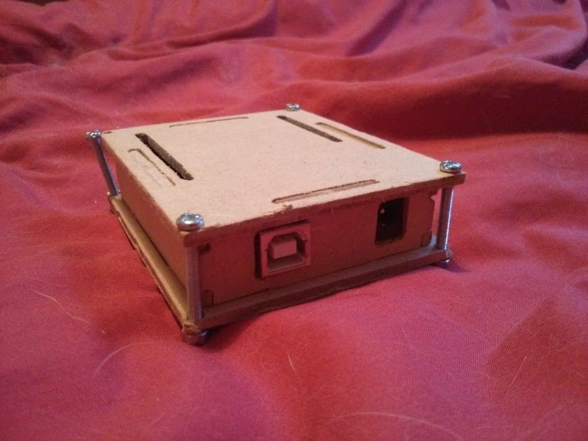 Parametric arduino box for cnc router