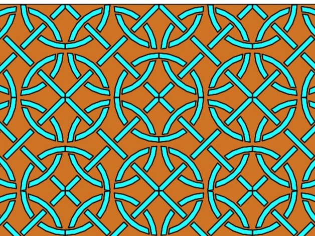 3D Ceramic pattern template