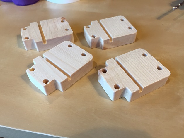 Caster adapters for Like-it modular drawer system