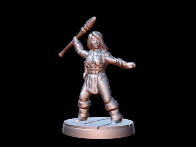 Image of Barbarian Steppe Hunter (15mm scale)