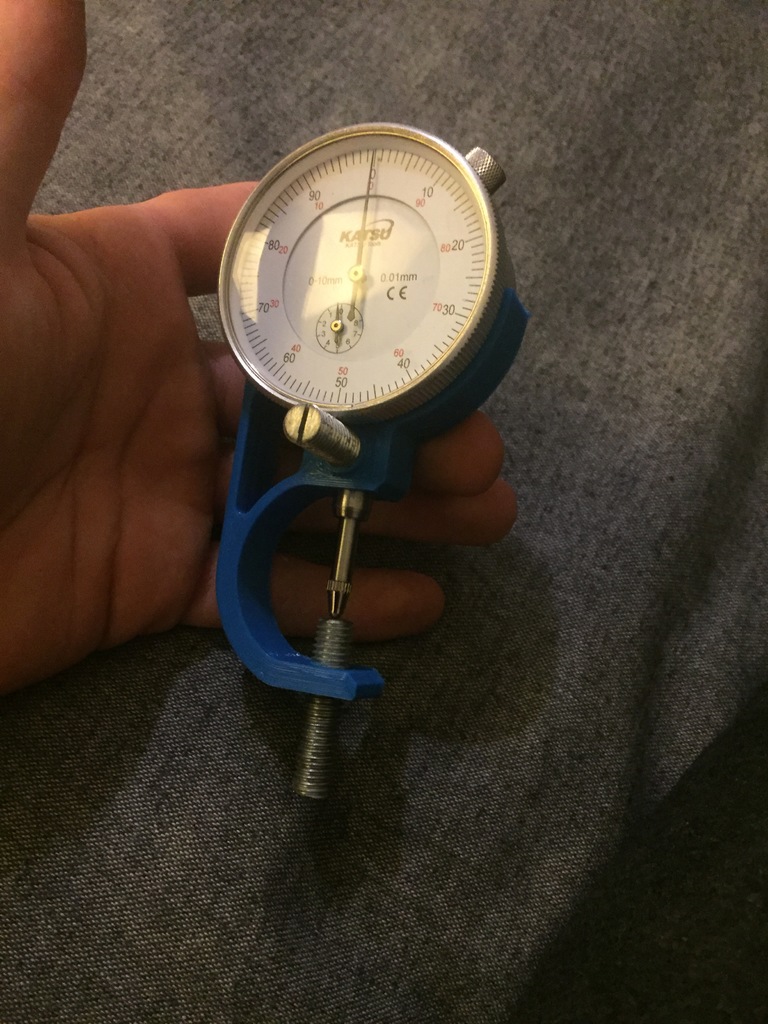thickness gauge from dial indicator 