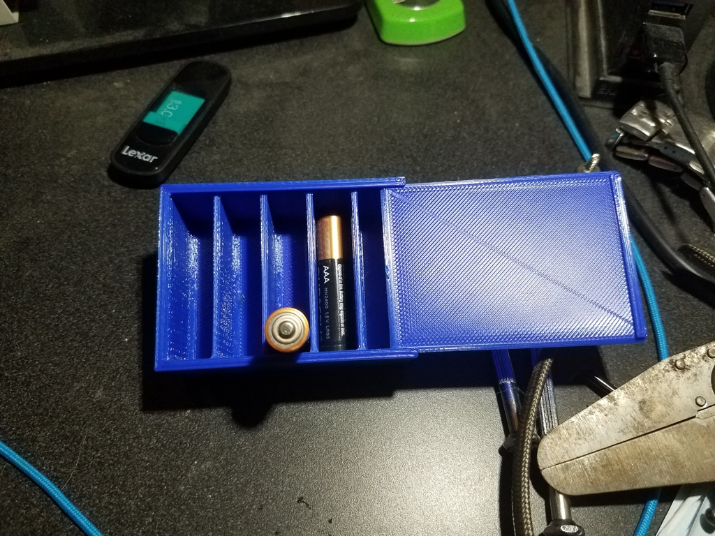 AAA Battery Storage Box