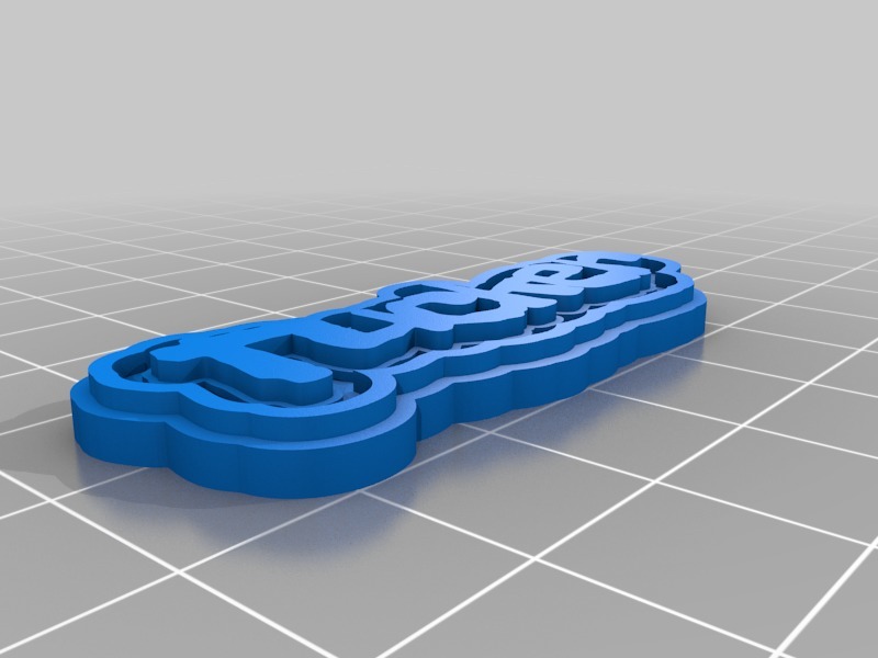 My Customized Multiline Tag Or Keychain By Robloxlover69 Thingiverse