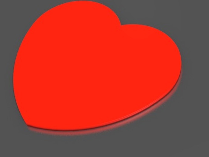 Plain heart shape