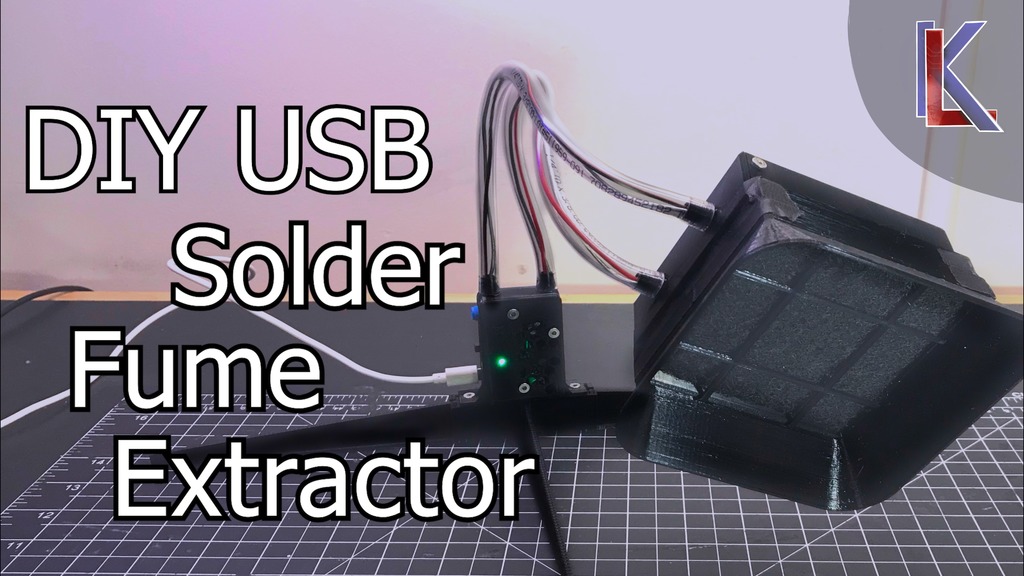 DIY Solder Fume extractor with variable power