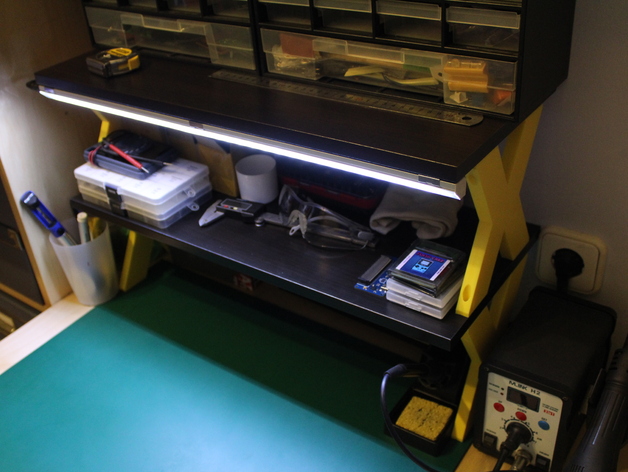 Desk Shelving (Ikea Hack)