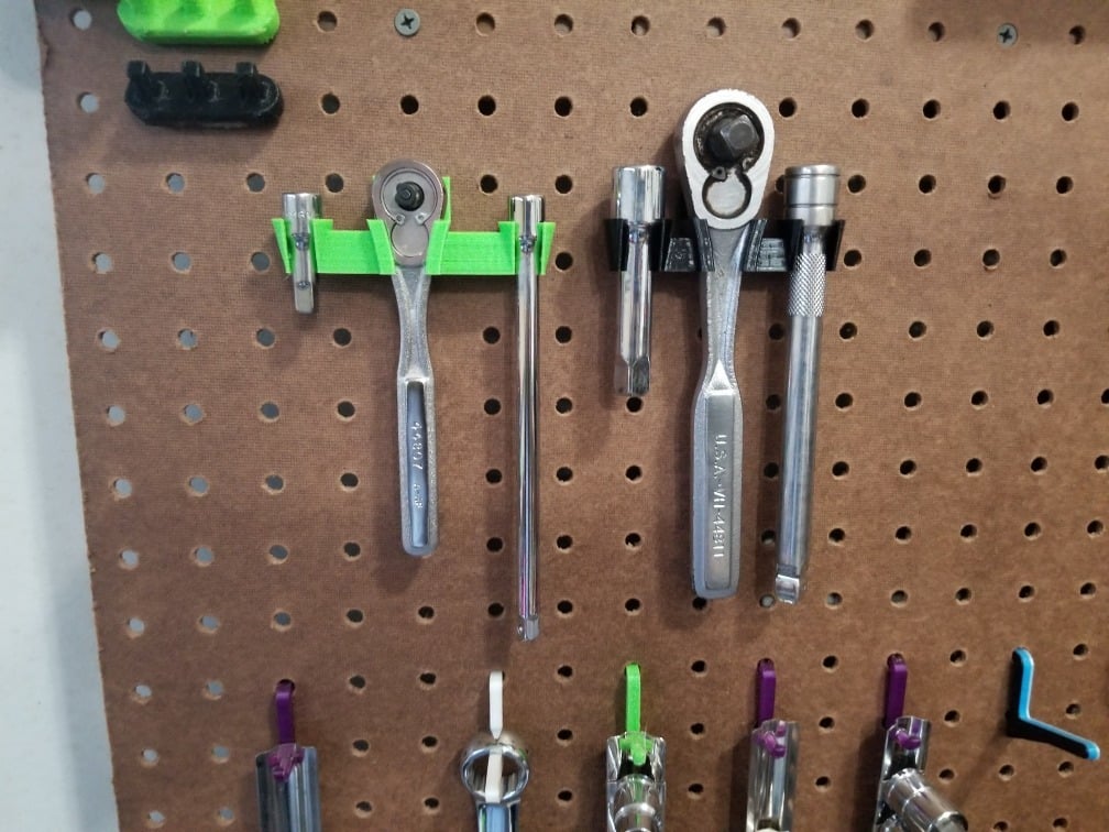Pegboard Socket Wrench and Extension holder