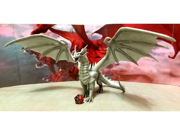 Image of Bahamut - God of all Metallic Dragons! 