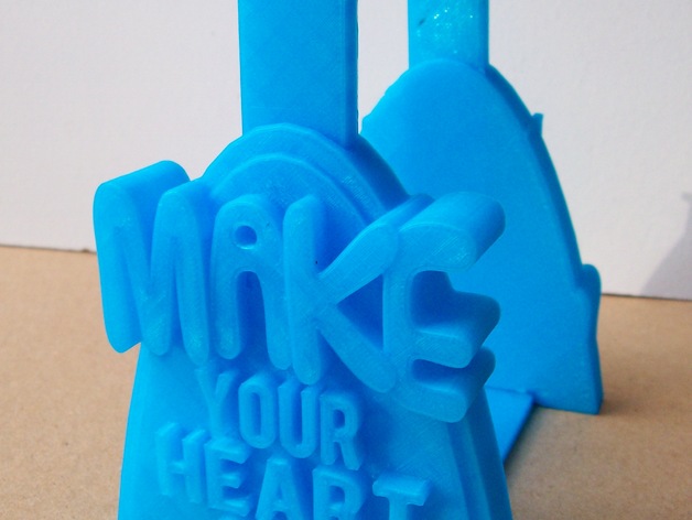 'Make Your Heart Out' Filament Holder