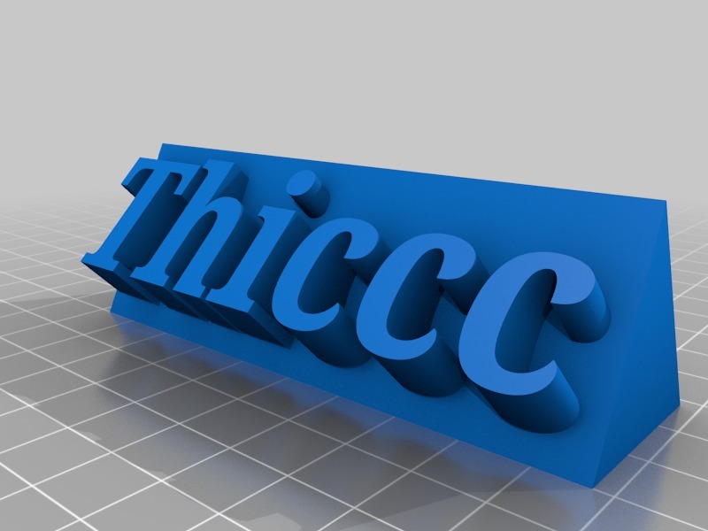 Thiccc Plaque