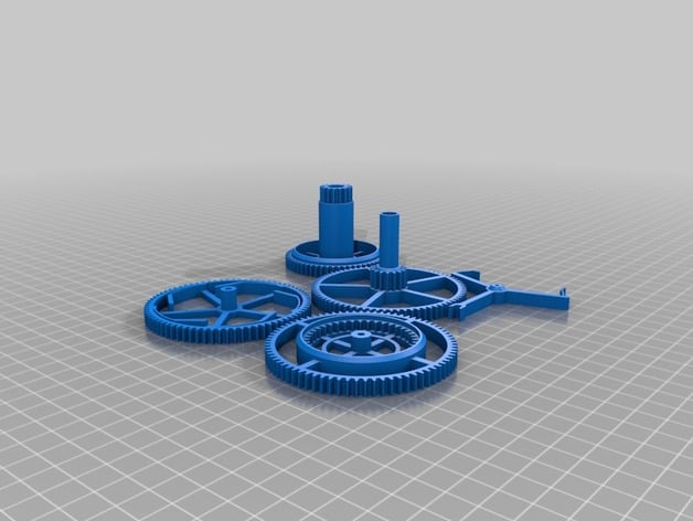 Build Plates - 3D printed mechanical Clock with Anchor Escapement