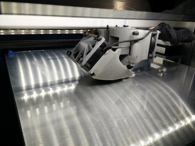 E3D V6 Hotend easy maintenance carriage for Felix 3D printer