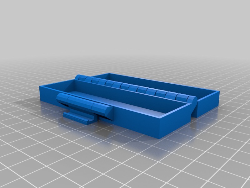 gum Buckle Box, Printable In One Piece