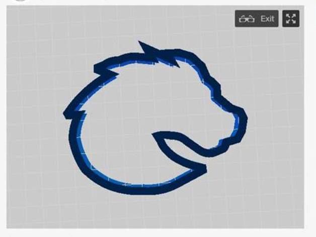 Boise State Bronco  Cookie Cutter