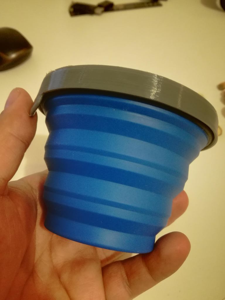 Closure for collapsible X-Cup Sea to Summit