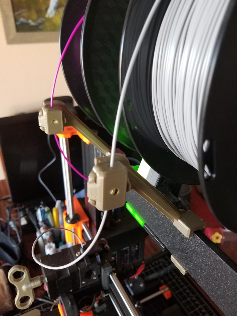 Prusa Mk3 Filament Guide with Filter