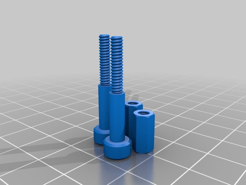 SMARS Modified Slave Wheel - 3d Printed Screws and Nuts for 28BYJ-48 Stepper Motor SMARS Variant