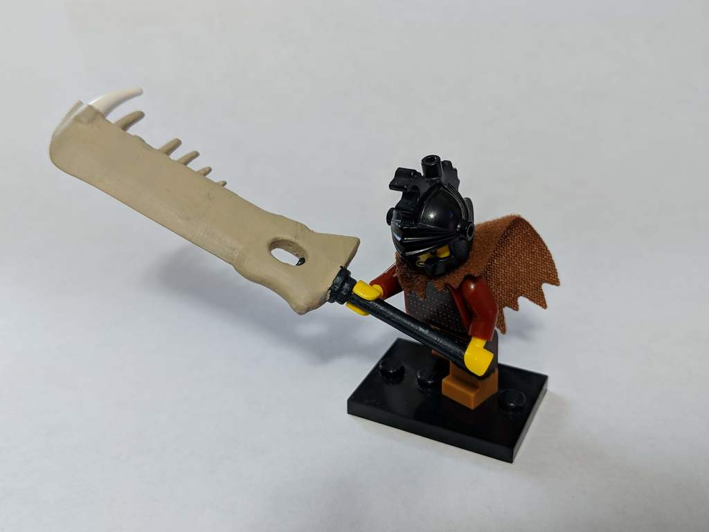 Lego compatible Wyvern Jawblade Great Sword from Monster Hunter