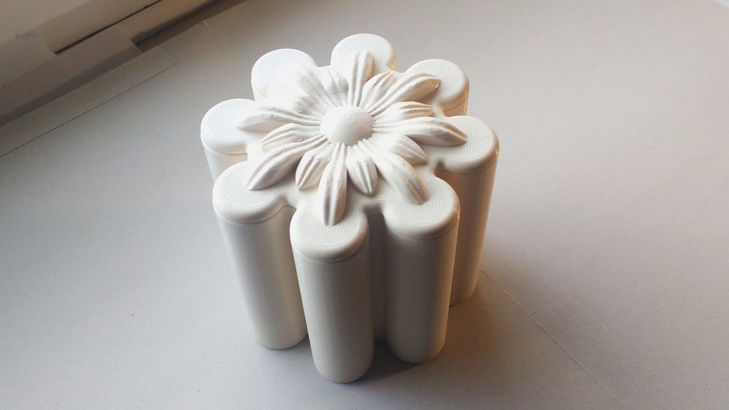 Container for cotton pads