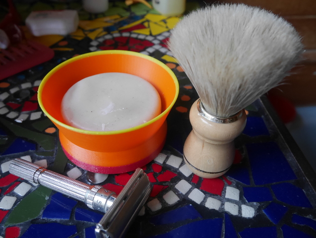 Shaving Soap Holder - parametric