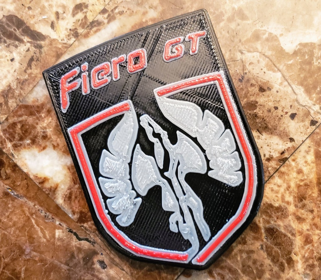 Fiero GT front fascia badge (OE-style)
