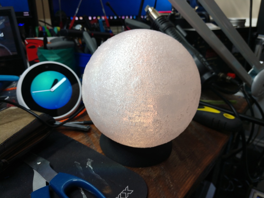Moon Lamp - Alexa Controlled Particle Photon