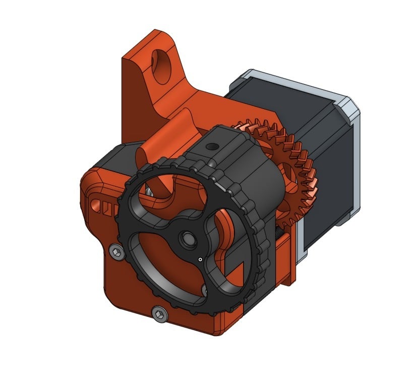 Ditan - Dual Drive Geared Spring Loaded Extruder