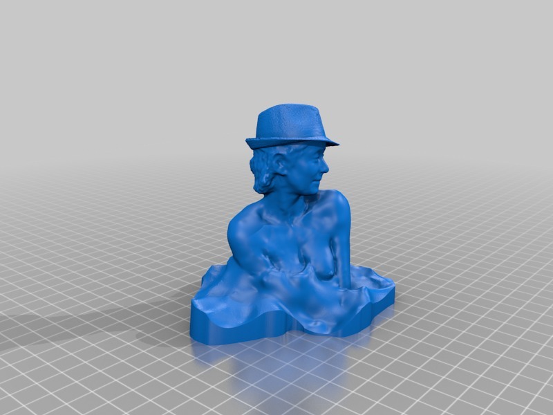 Pretty Woman Bust with hat