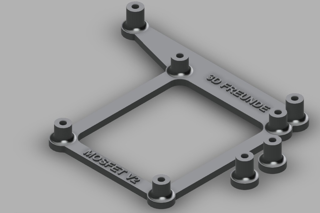 3D FREUNDE Mosfet V2 dual/single Halterung Anet A8/A6
