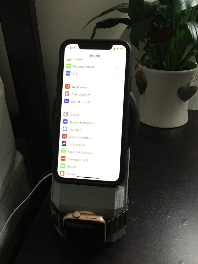 iPhone X and Apple Watch Wireless Charging Stand