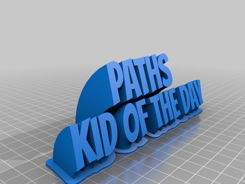 PATHS Kid Of The Day