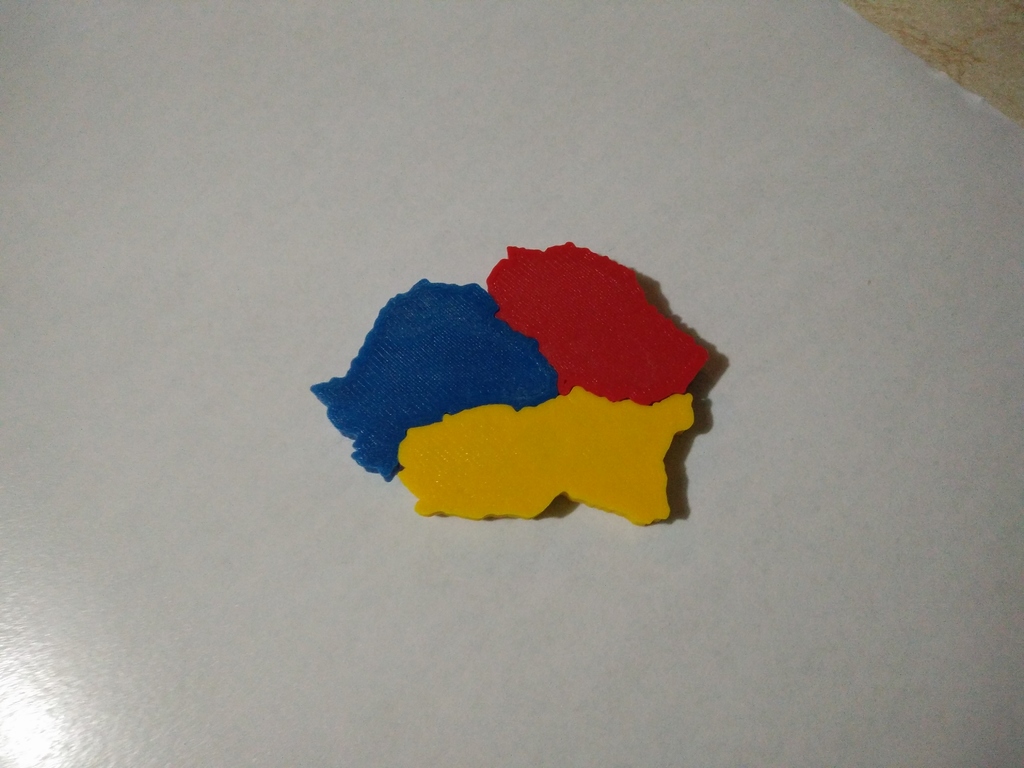 Romania Mare mini puzzle magnet