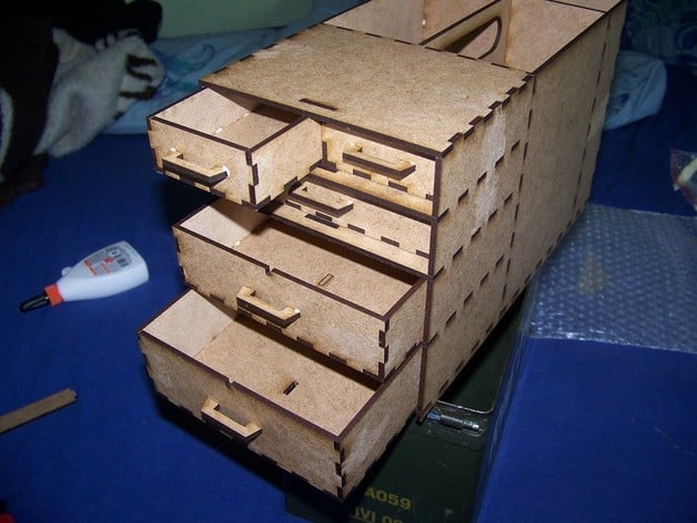 Turn your ammunition box into a storage box