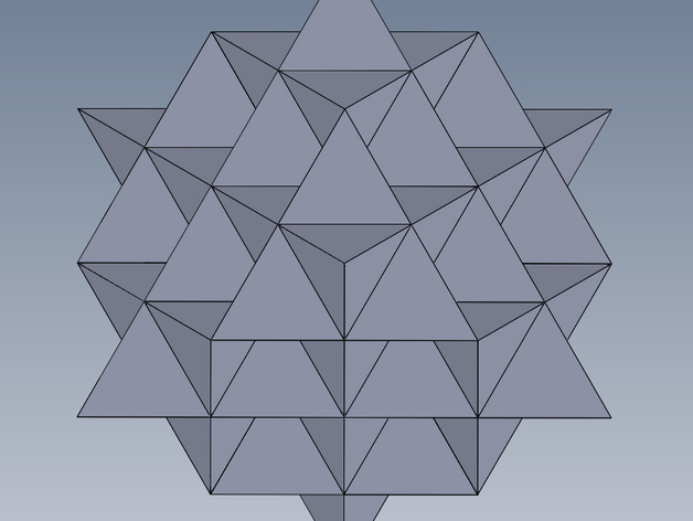64 Tetrahedron Grid
