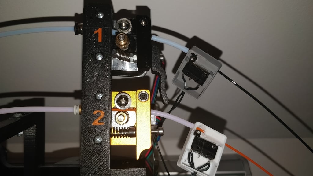 Anet A8 Dual Extruder Motor Holder (single/dual-color)