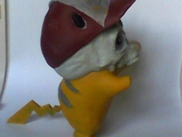 Pikachu With Ash’S Skull