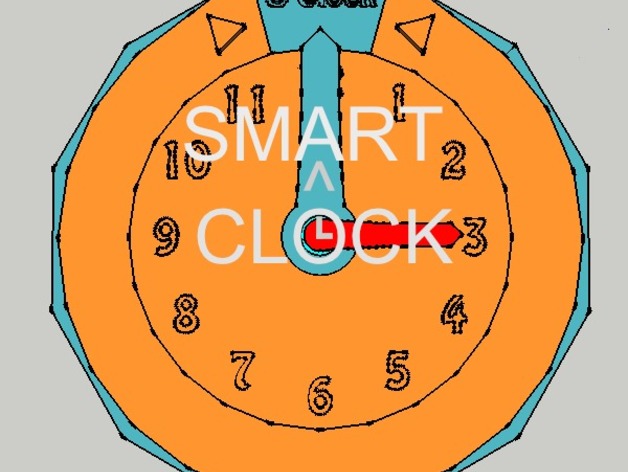 3D Intelligent Clock "SmartClock" - For Teaching Cildren How To Tell The Time