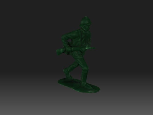 Scan of plastic soldier.