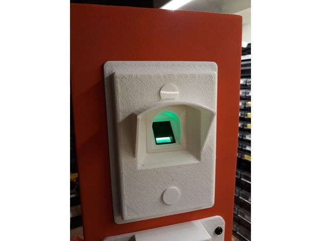 Fingerprint sensor support holder
