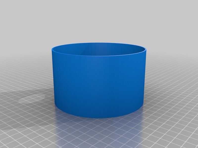 Blue bowl cone with test rifts