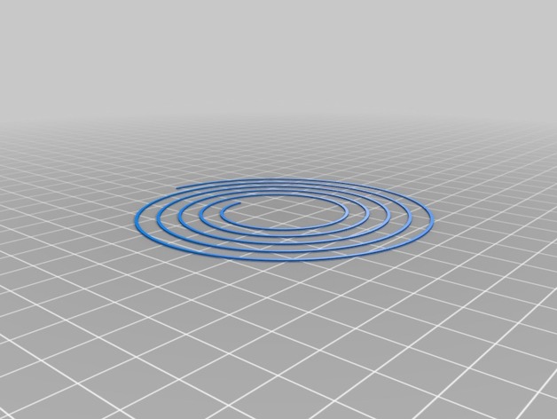Spiral test pattern